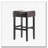 30" Backless Bonded Leather Backless Bar Stool