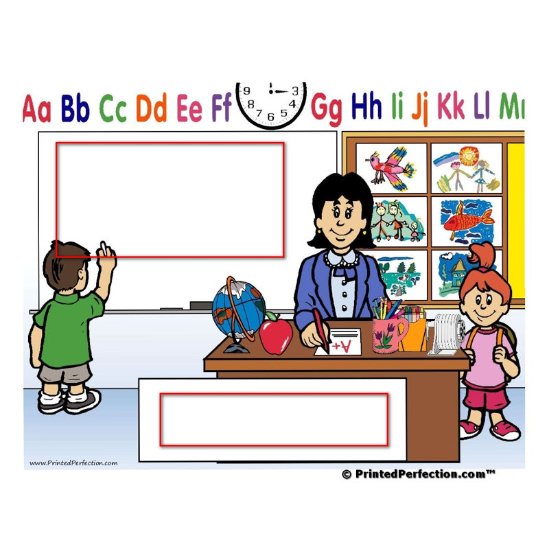 Ornement de Noël personnalisable pour enseignant, Yes