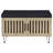 Clackamas 2-Door Storage Bench With Padded Seat And Ample Interior Space, Perfect For Modern Entryways And Bedrooms-126268383
