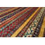 Aryana Wool Striped Area Rug in Red