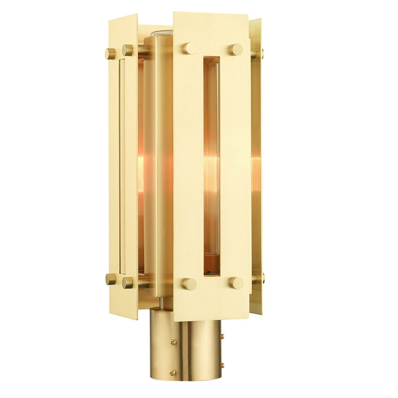 Jaxsun Transparent Lantern Head, Brushed Nickel