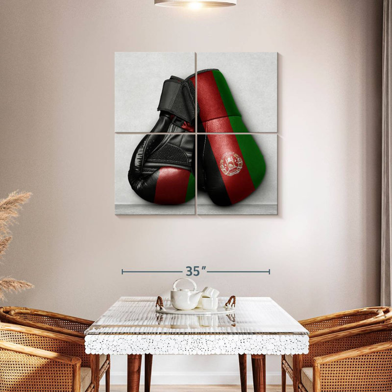 Sireci Afghan Boxing Gloves, 38" H x 38" W