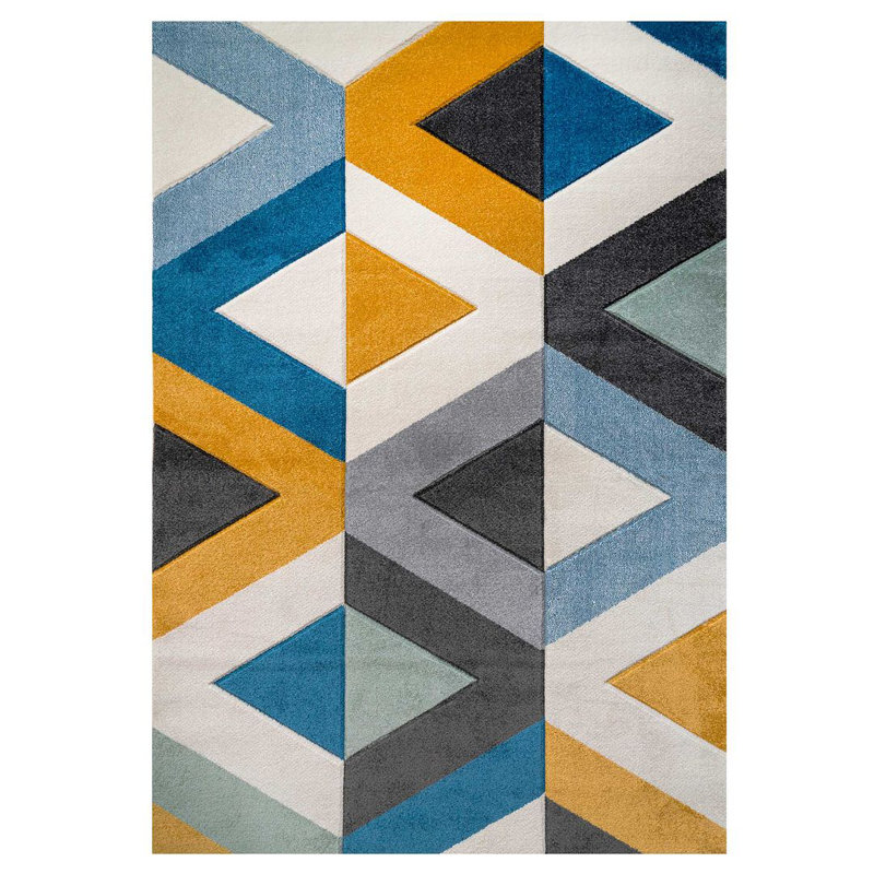 Radstock Geometric Area Rug, Rectangle 120 x 170cm