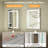 Rectangle LED Medicine Cabinet with Light, Sockets & USBs,Tempered Glass-1406443492