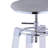 Iske Contemporary Rotation-Adjustable Stool w/ Upholstered Seat-1023157313