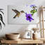 Colibri fleur mauve Brampt-108818992