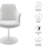 Lippa Vegan Leather Swivel Dining Armchair-105239695-105239692