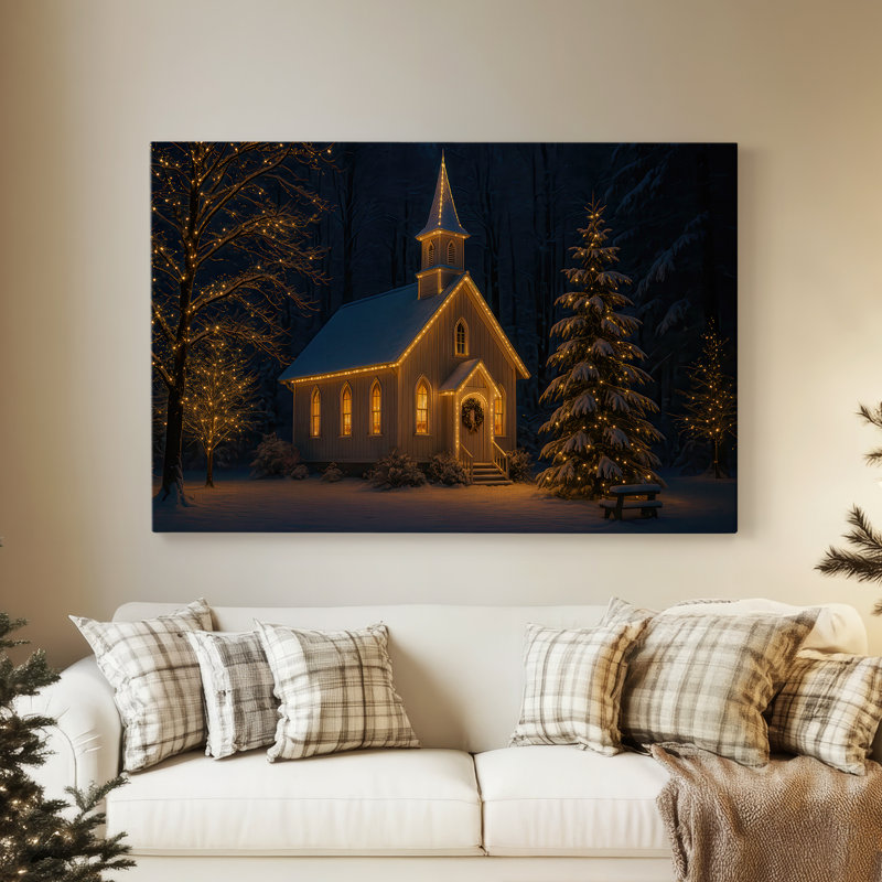 Quiet Whisper of Manger - Toile tendue avec châssis de qualité supérieure, H 48 po x l 32 po