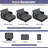 2 PCS PE Wicker Outdoor Daybed with 4-Level Adjustable Backrest, Storage Ottoman-2123430554