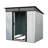 6 ft. x 5 ft. Outdoor Metal Storage Shed with Sliding Doors & Transparent Panels-123386289-123386290