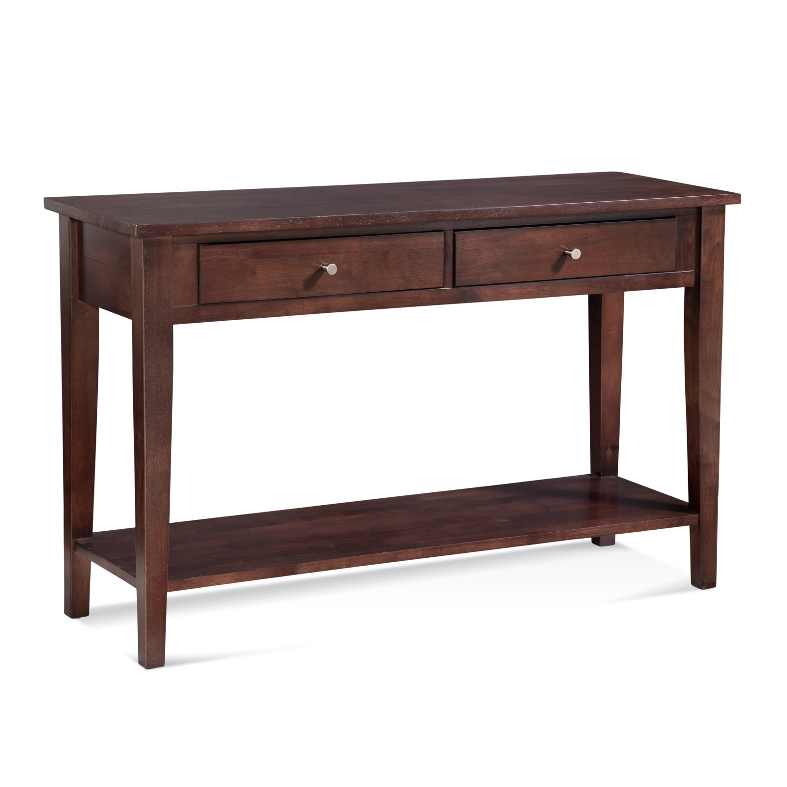 East Hampton 48'' Solid Wood Console Table, Java