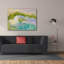  «Treasured Island» par Dorothy Fagan, art mural sur toile, 54 po x 40 po