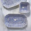 Uccello Blu Terra Bianca Serving Bowl