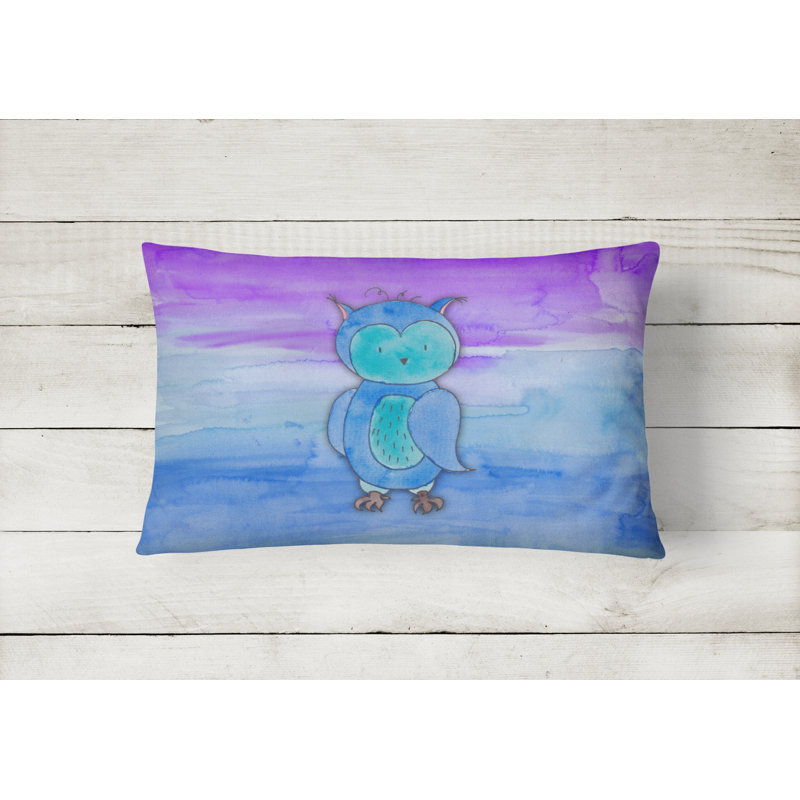  Coussin Owl Watercolor