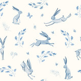 Springtime for Bunnies 33' L x 20.5" W  Wallpaper Roll