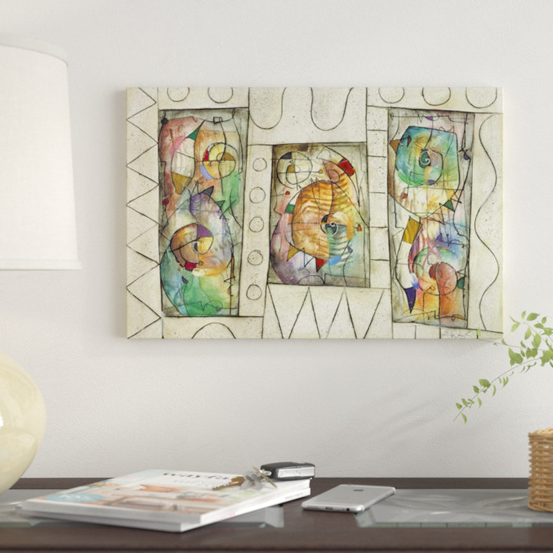 « oasis » par eric waugh, impression sur toile, H 12 po x l 18 po x P 1,5 po, Toile tendue, Pas de tapis