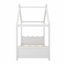 Lit pour enfant avec structure en bois massif et lattes de support