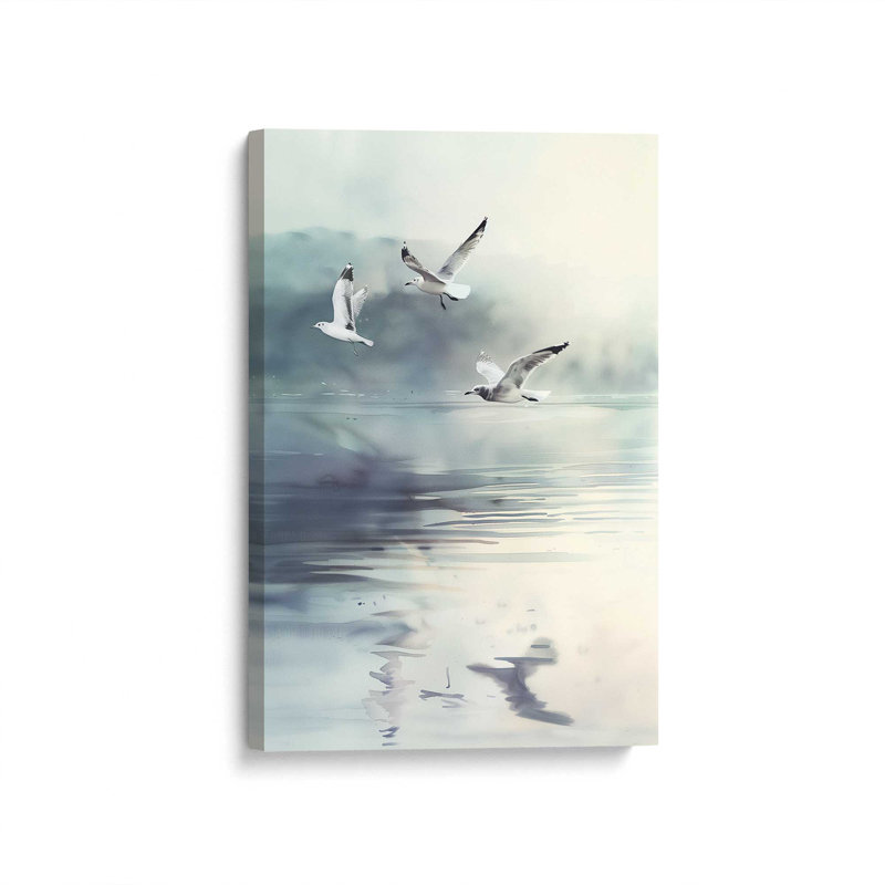 Misty Soar II, H 18 po x l 12 po x P 1,25 po, Toile tendue