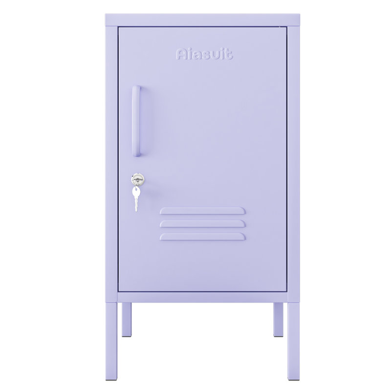 Union Single door End Table 2 Tier Narrow Side Table with Metal Frame Multifunctional Home Table Easy to Assemble Adjustable partitions Single Door Coffee Table
