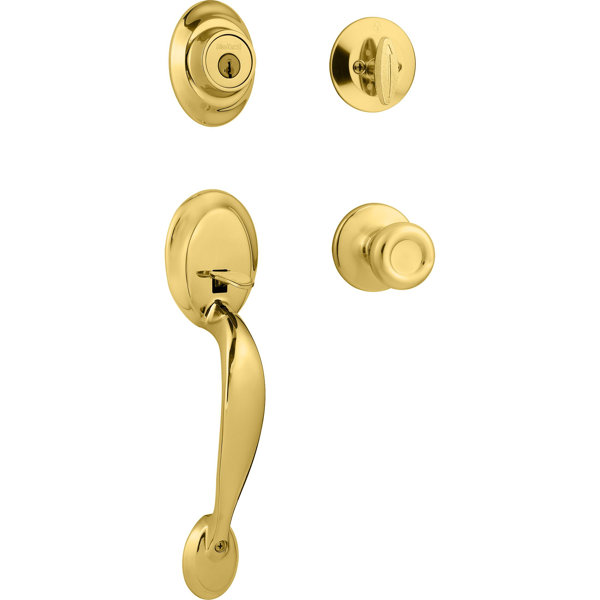 Kwikset Dakota Handleset with Smart Deadbolt and Rosette | Wayfair