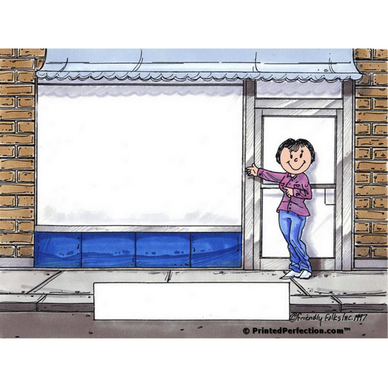 Façade de magasin personnalisée - aimant en bois pour femme - excellent cadeau!, Oui