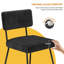 Chaise d'appoint rembourrée en velours Nikitia-515227053