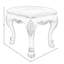 Tabouret de coiffeuse ACME Dresden