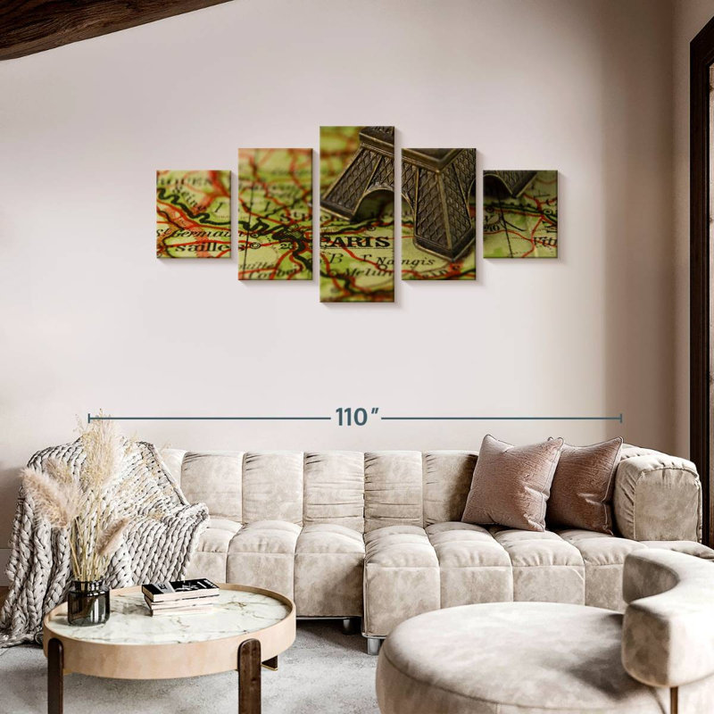 Explore Splendid Paris, 36" H x 80" W