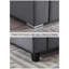 Méridienne réversible 5 pièces en tissu de lin avec pieds interchangeables, repose-pieds et oreillers Modern Modern-477827390