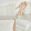 Édredon à poils longs simple / simple TG. Duvet synthétique. Revers doux. Et 2 taies décoratives. Rembourrage chaud pour chambre à coucher. Laver à la machine et sécher par culbutage. Décoration