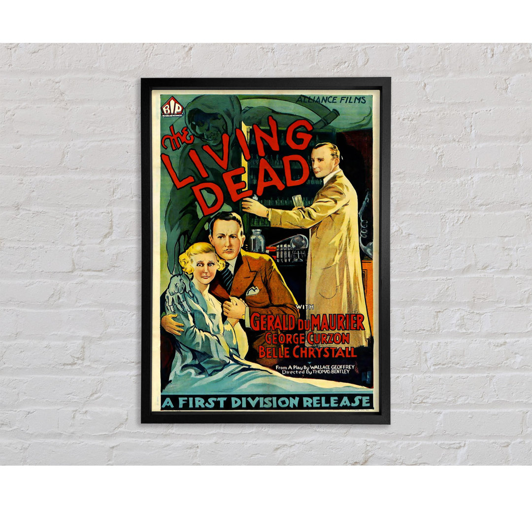 Living Dead 1934 Poster 1 - Einzelne Bilderrahmen Kunstdrucke auf Leinwand