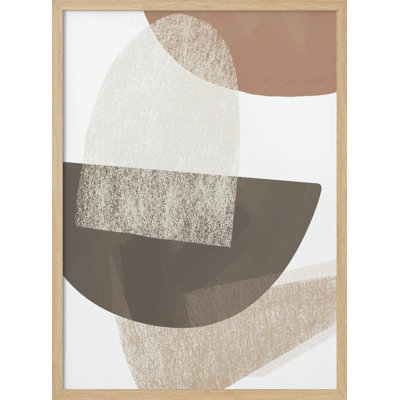 Earth Geometric Print by Melloi Art Prints