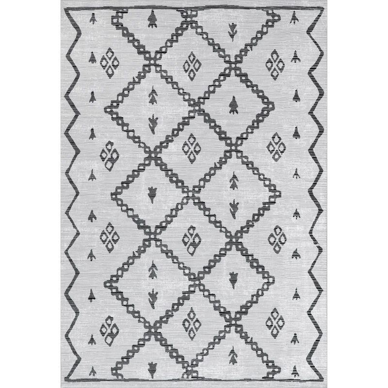 Celesta SpinClean Bohemian Trellis Machine Washable Area Rug, Rectangle 5' x 8'