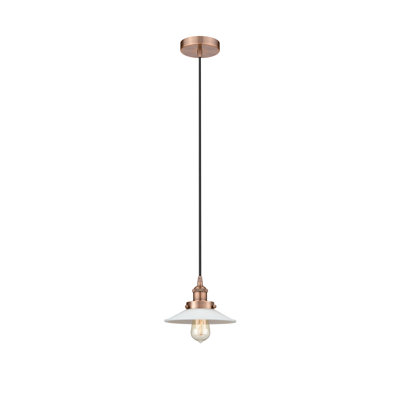 Luminaire suspendu conique à 1 lumière Cahaba