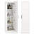 4-Tier Storage Cabinet with Door Freestanding Bathroom Cabinet for Small Space White
