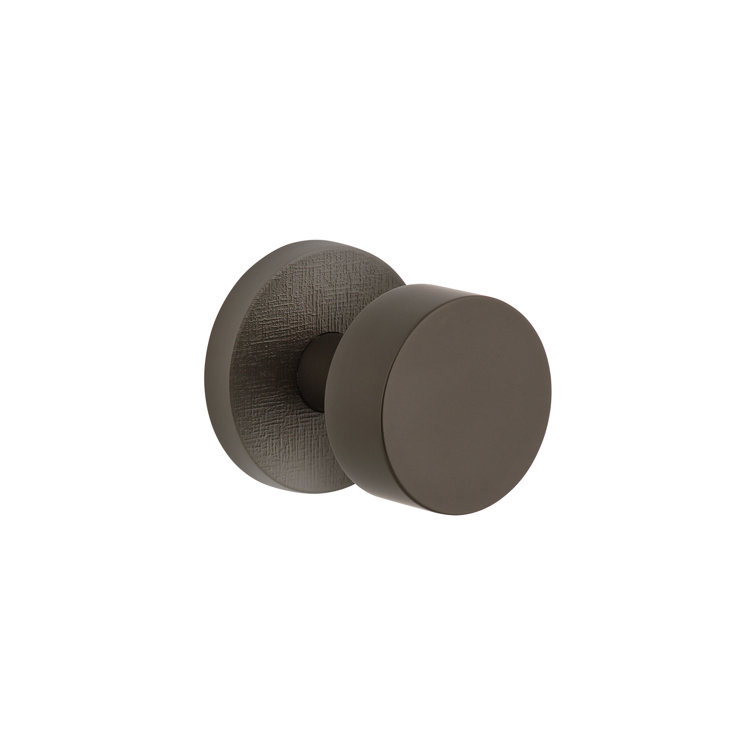 Viaggio Circolo Linen Texture Rosette Single Dummy with Circolo Knob