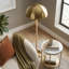 Lampe de salon en laiton moderne