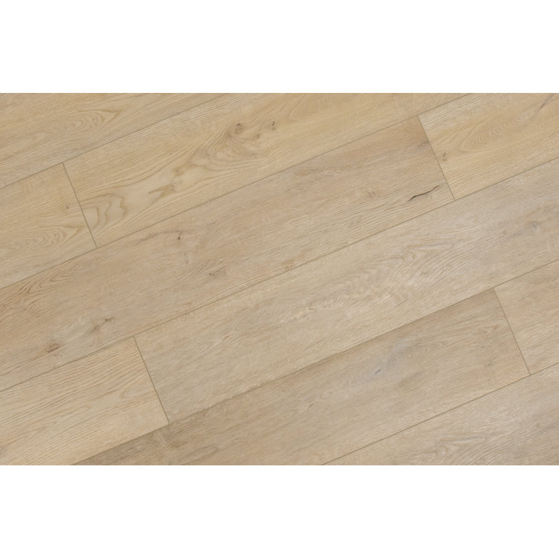 7" x 60" x 7mm Oak Click Lock SPC Luxury Vinyl Plank, Opulent Beige