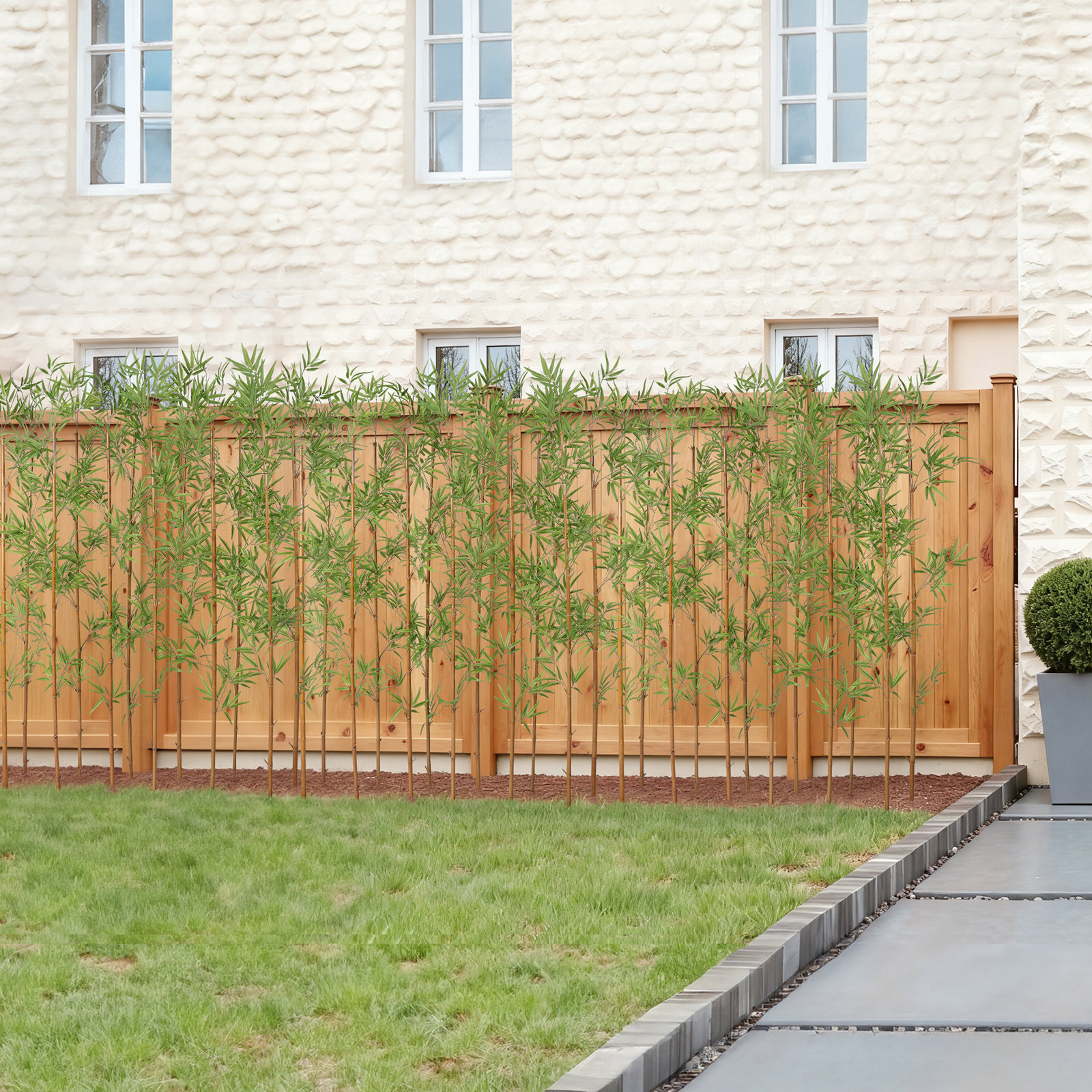 Adcock Bamboo Hedge, 36, 84" H x 15" W x 15" D