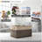 Sorbus Fabric Cubby Organizer with Handles-848386731