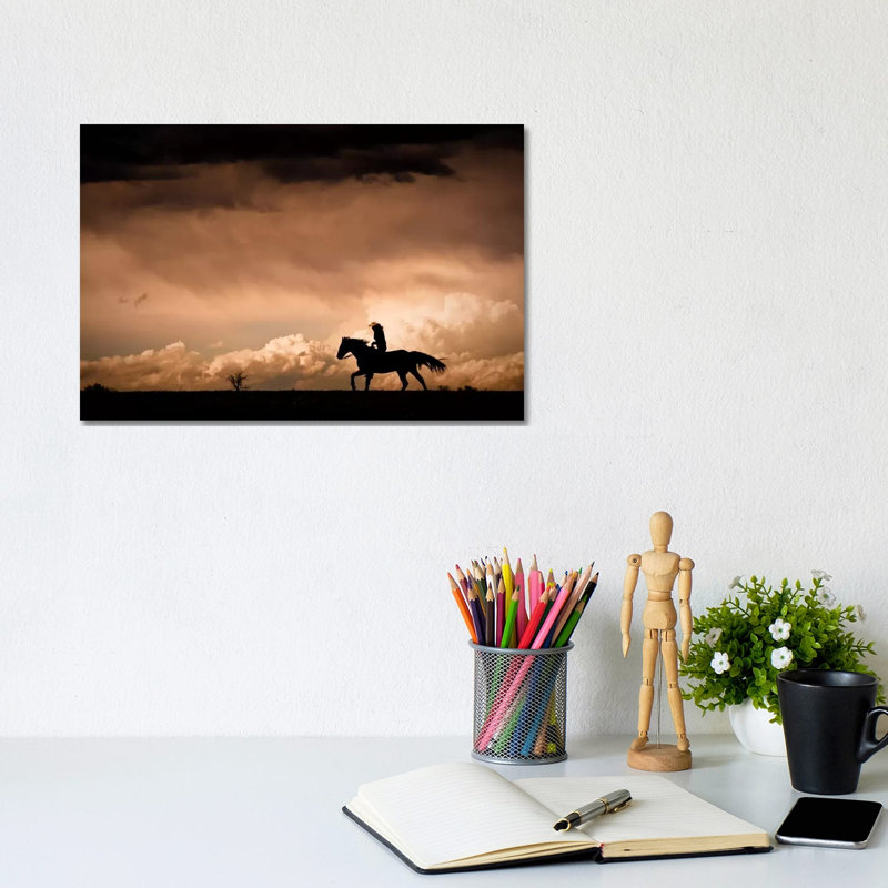 Ride The Storm by Dan Ballard - Wrapped Canvas Print, 20.32 cm H x 30.48 cm W