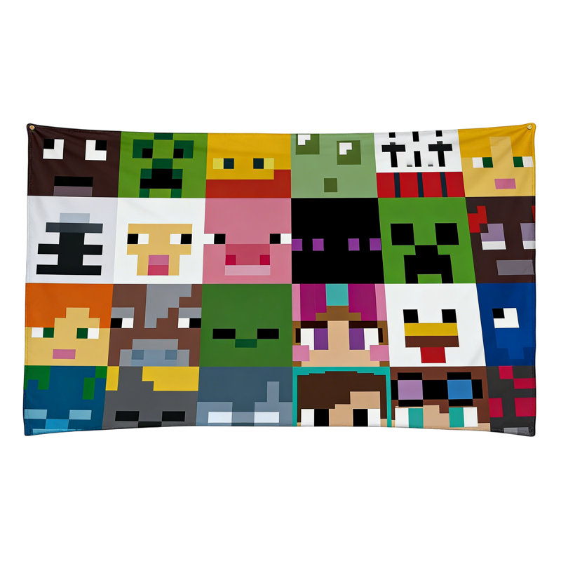 Serviette de plage à séchage rapide Minecraft