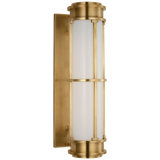 Gracie Solid Brass 1 - Light Flush Mounted Sconce
