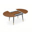 Table de salle à manger extensible moderne de 47 à 79 po avec pieds en métal
