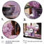 Lilas fleurissant 4 articles de toilette - art mural-669427564