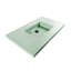 Newterra Concrete Handmade Rectangular Console Bathroom Sink-70734339-110136443