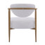 chaise de salle à manger en velours Teddy