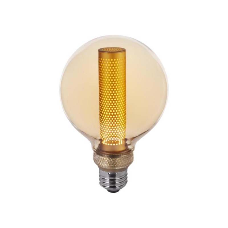 Ampoule DEL C63F14C2EF234303AA33B1BC460A1D61 G30 E26 (Moyen) Blanc chaud Équivalent 3 W Ambre transparent, Transparent Amber