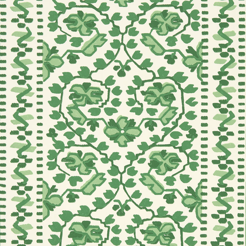 Jasmine Wallpaper, Leaf Green