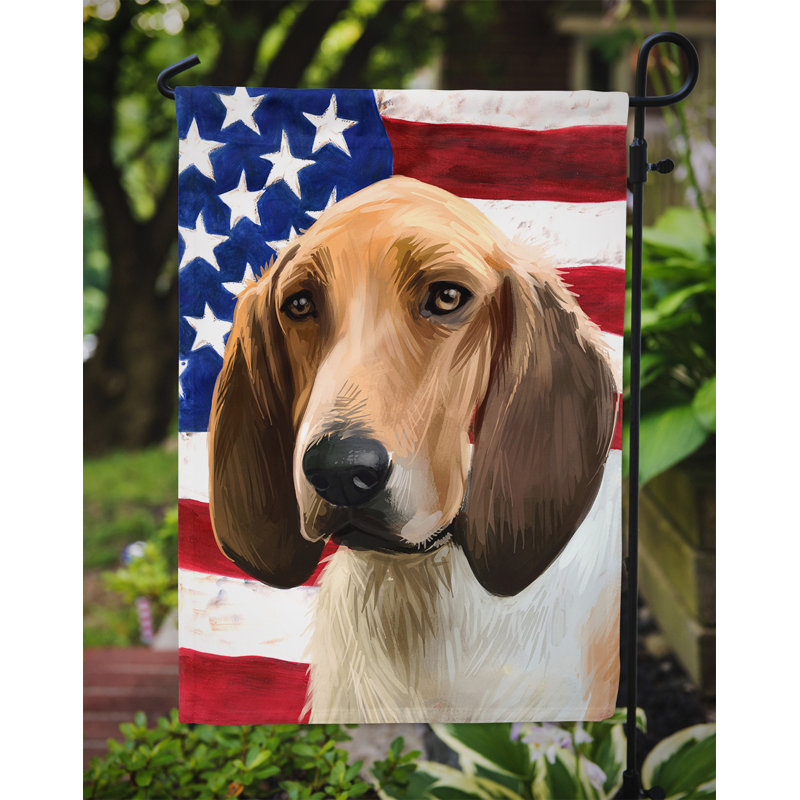 Polyester à 2 côtés 15 x 11 po drapeau de jardin, Grand anglo-français tricolore